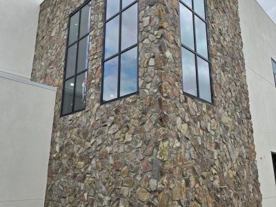 Baja Cresta Red natural stone thin veneer